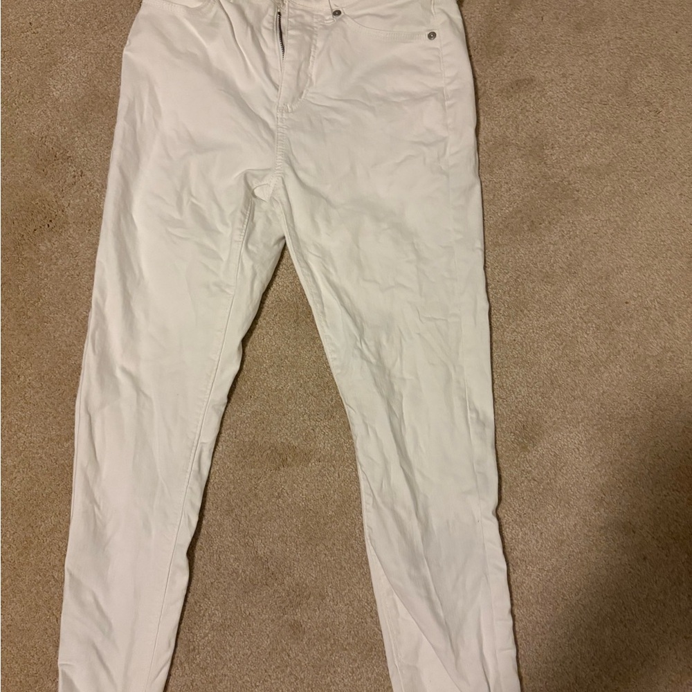 Loft White Skinny Jeans